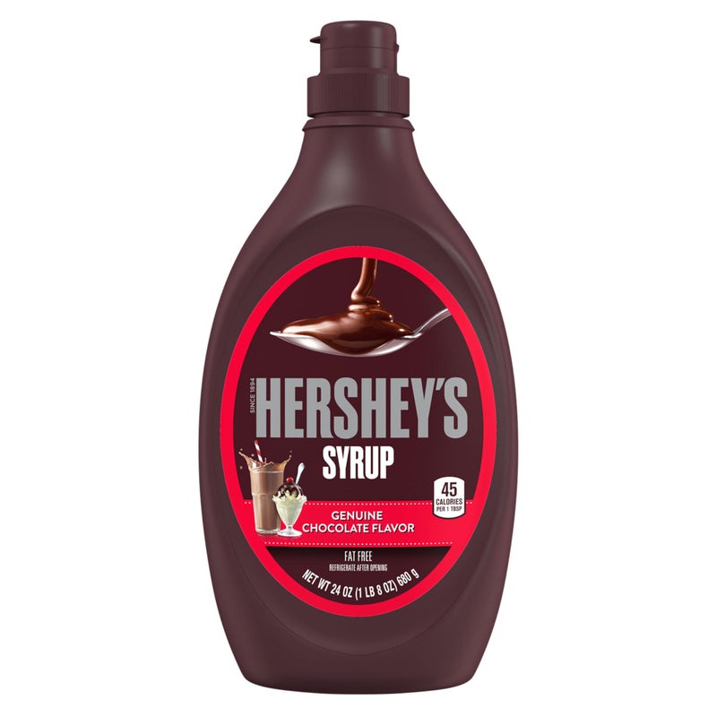 HERSHEY'S Chocolate Syrup Bottle, 24 oz - Image 2